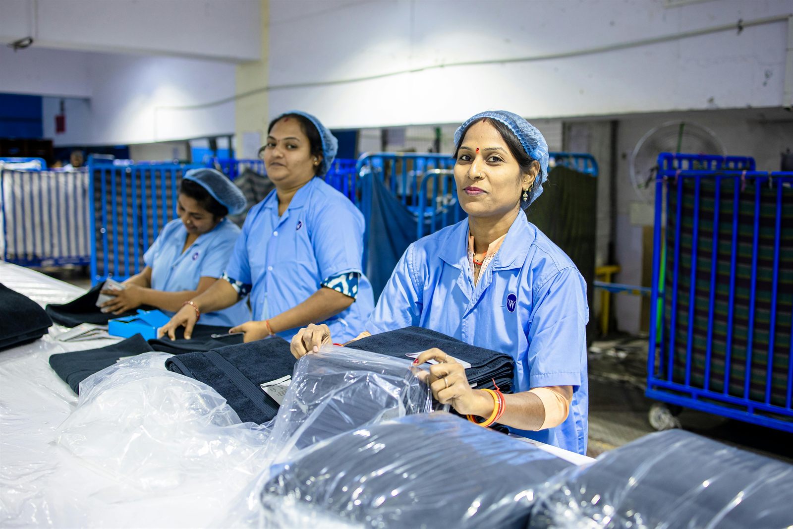 Professional women working in manufacturing